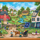 MasterPieces - 500 Piece Jigsaw Puzzle, Roadside Gossip, Fun for Adults, Family, Kids, 15" x 21"