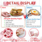 122 PCS Valentine‘s Day Party Supplies, Disposable Tableware Set Include Valentines Plates and Napkins, Cups, Forks, Banner and Tablecloth