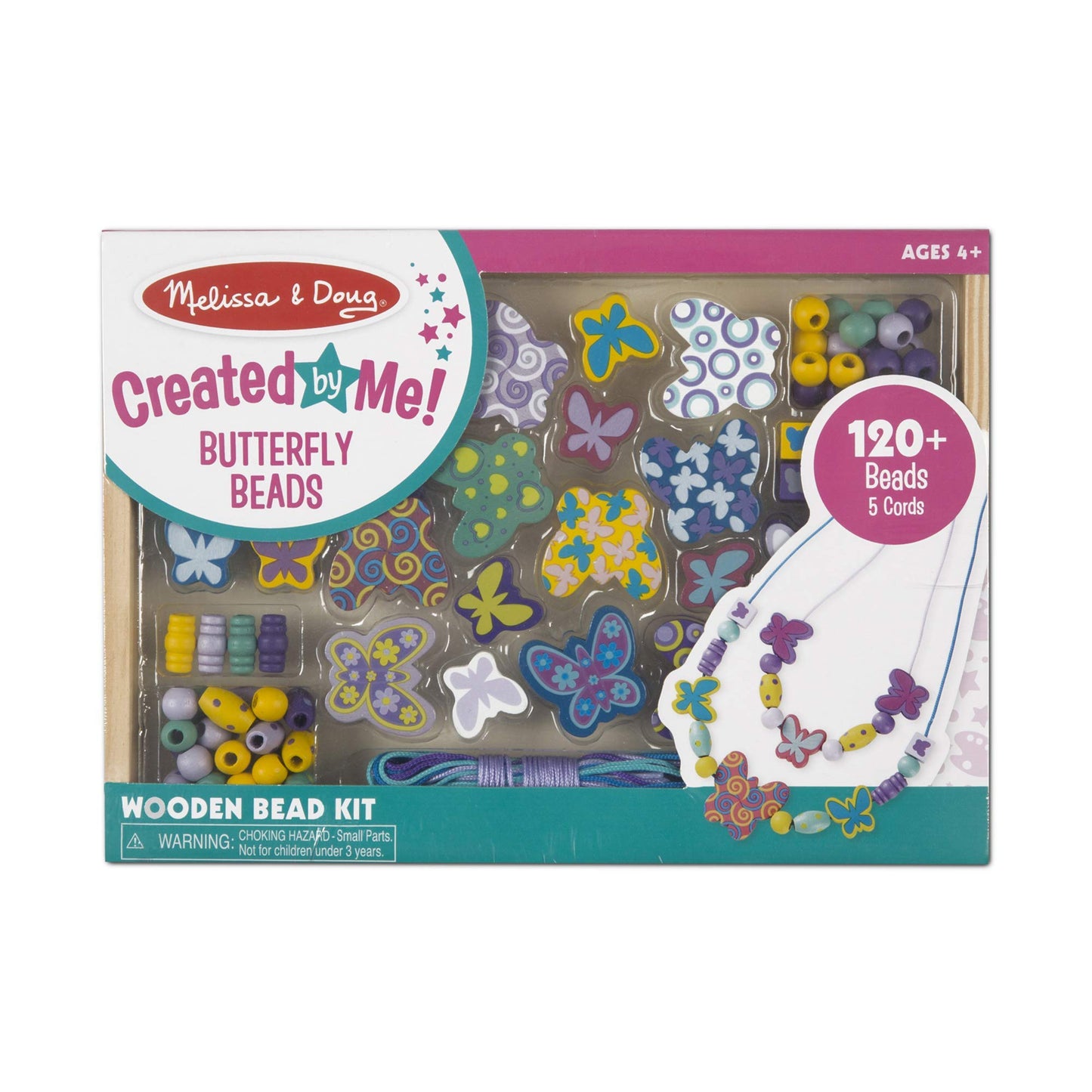 Melissa & Doug Butterfly Friends Bead Set, 1 EA