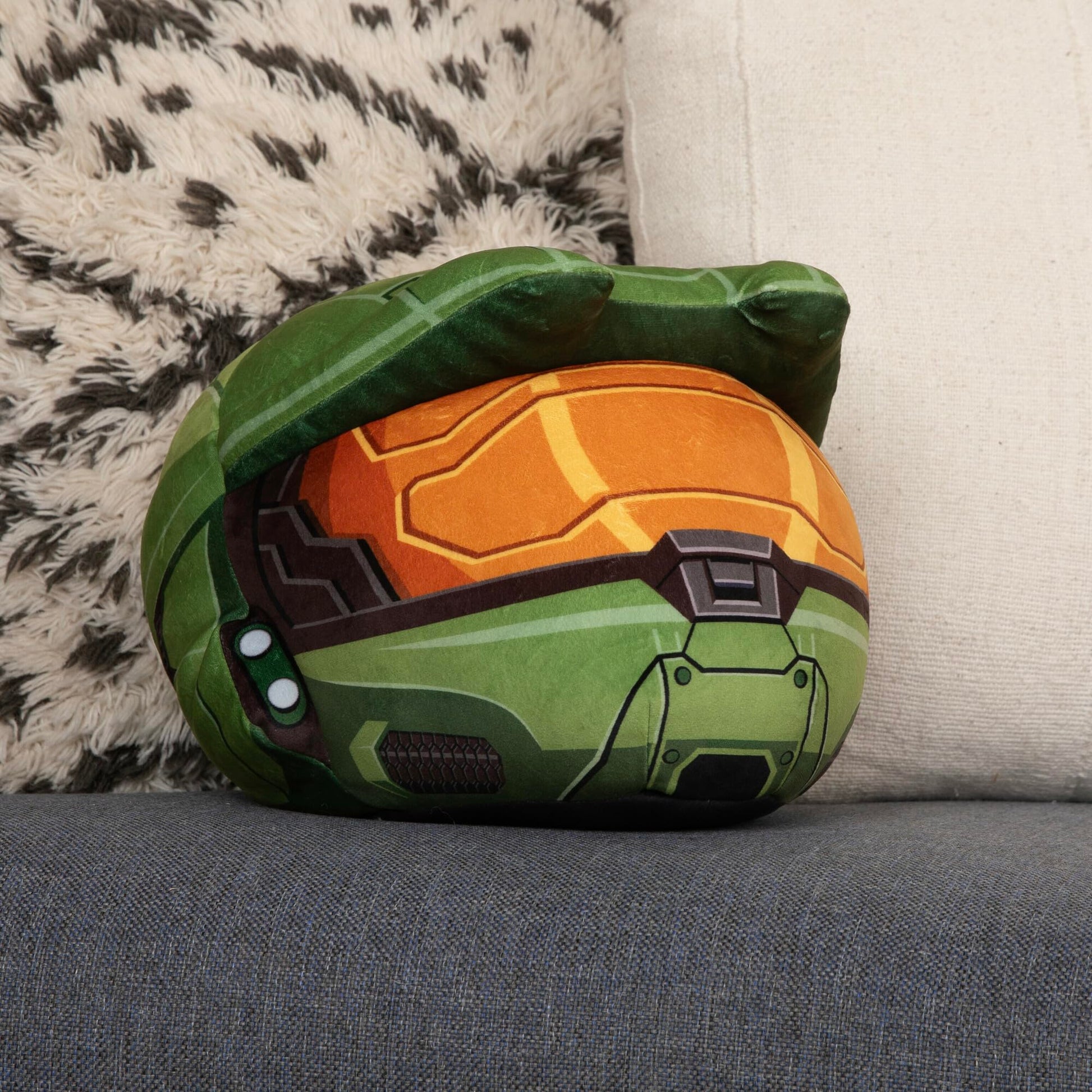 Club Mocchi-Mocchi- Halo Plush - Master Chief Helmet Plushie - Collectible Halo Figures - Soft Plush Toys - Collectible Squishy Pop Culture and Video