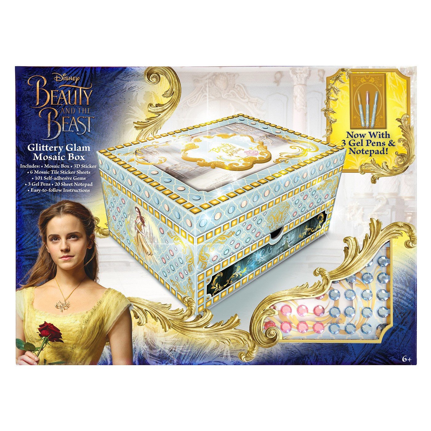 Beauty and the Beast Mosaic Box