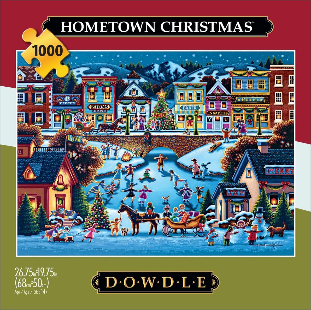 Buffalo Games - Eric Dowdle Hometown Christmas - 1000 Piece Puzzle