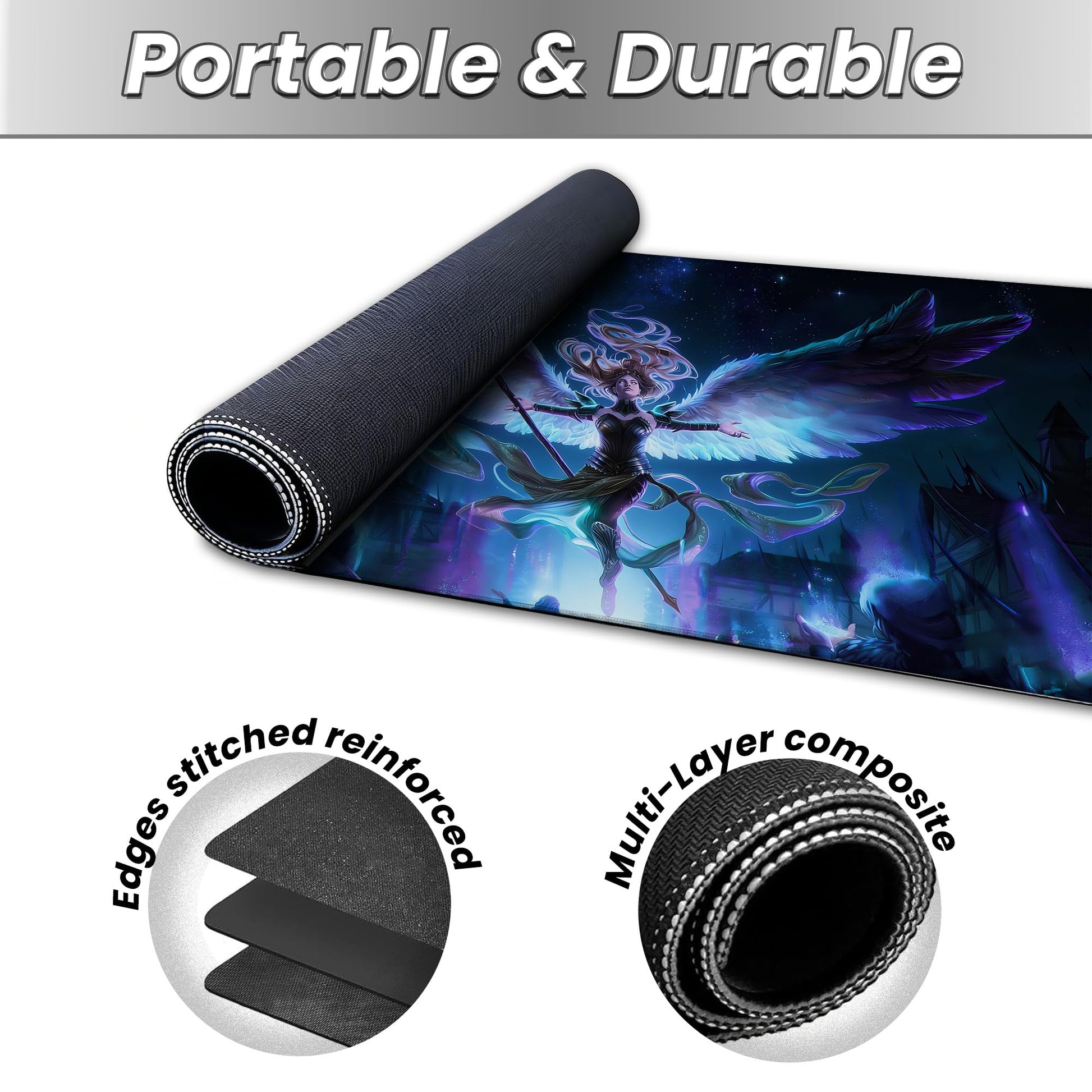 MTG Playmat TCG Card Game Mat Magic The Gathering Play Mat 24x14 Inch