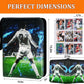 Soccer Card Binder 900 Pockets, 50 Sleeves Large Soccer Binder 3 Ring Zipper Trading Cards Holder 9 Pocket, Sport Card Collection Folder Book Storage