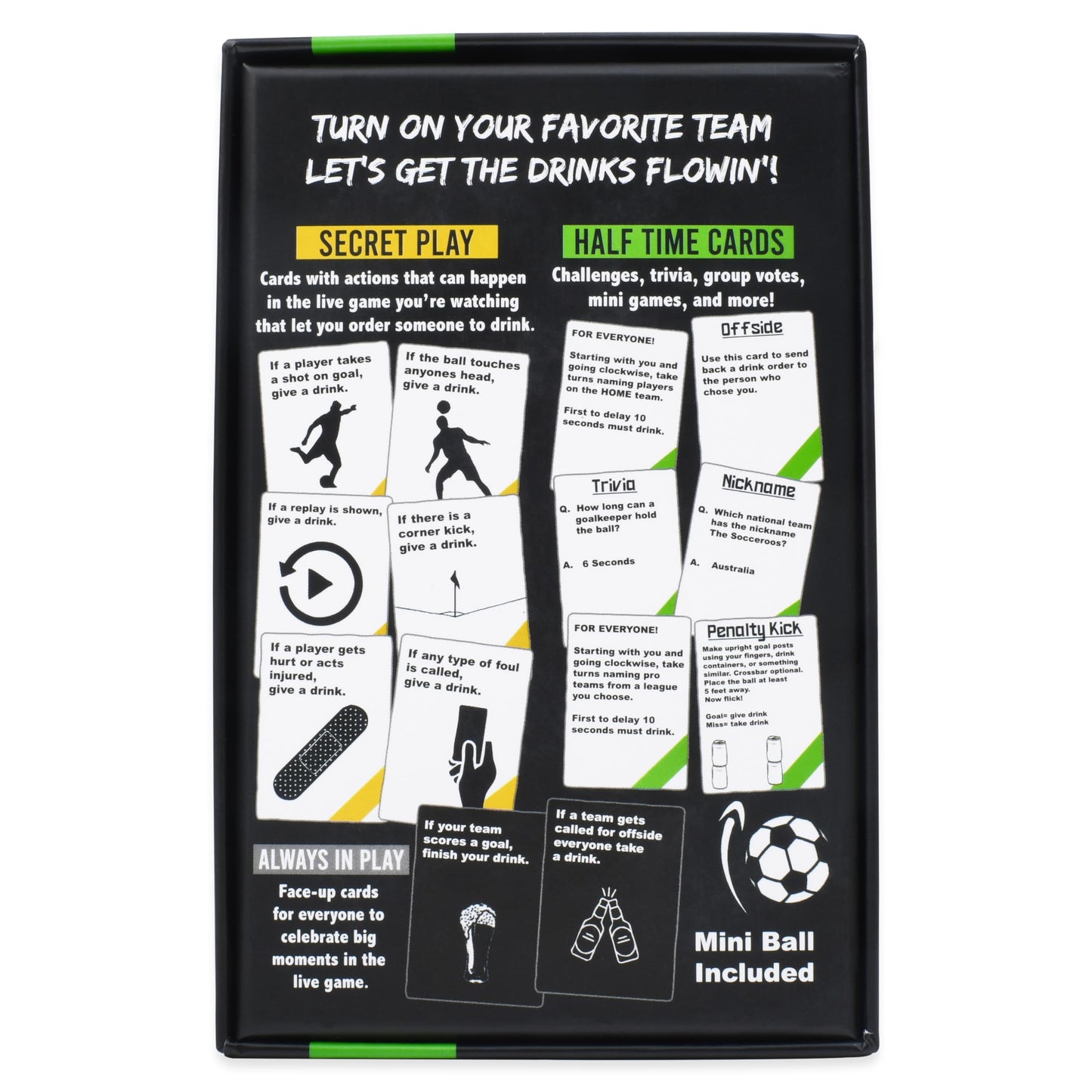 Watch Soccer, Get Drunk - The Live Soccer Drinking Game