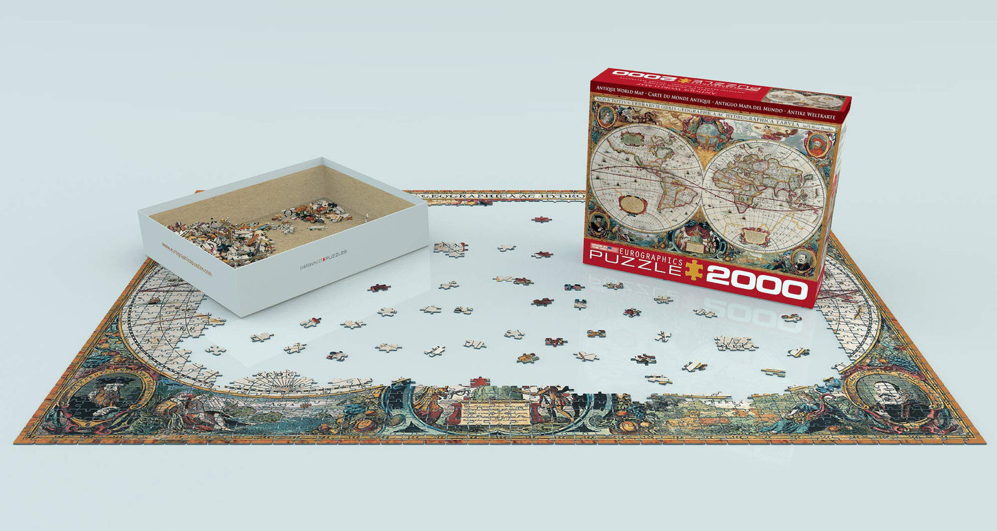 EuroGraphics Antique Map of The World Jigsaw Puzzle (2000-Piece)