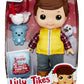 Lilly Tikes Snow Day Tommy Doll with Winter Vest Outfit, White Ear Muffs & Puppy Snow Mold, 12" Tall, Including Accessories, Winter Play- Gift for