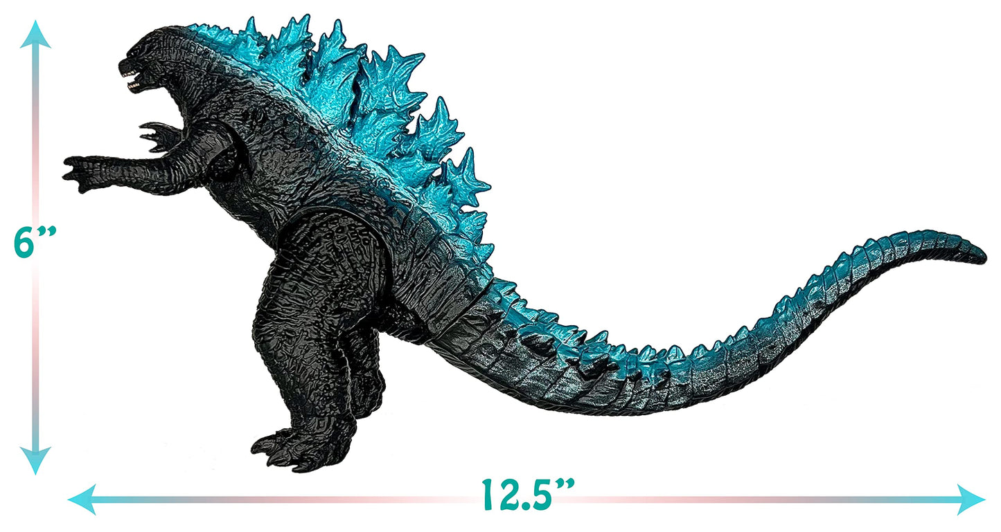 TwCare Set of 2 Monster Figure King of The Monsters vs King Kong Toys, Movable Joints Action Movie Series Soft Vinyl Toy Figures, Travel Bag
