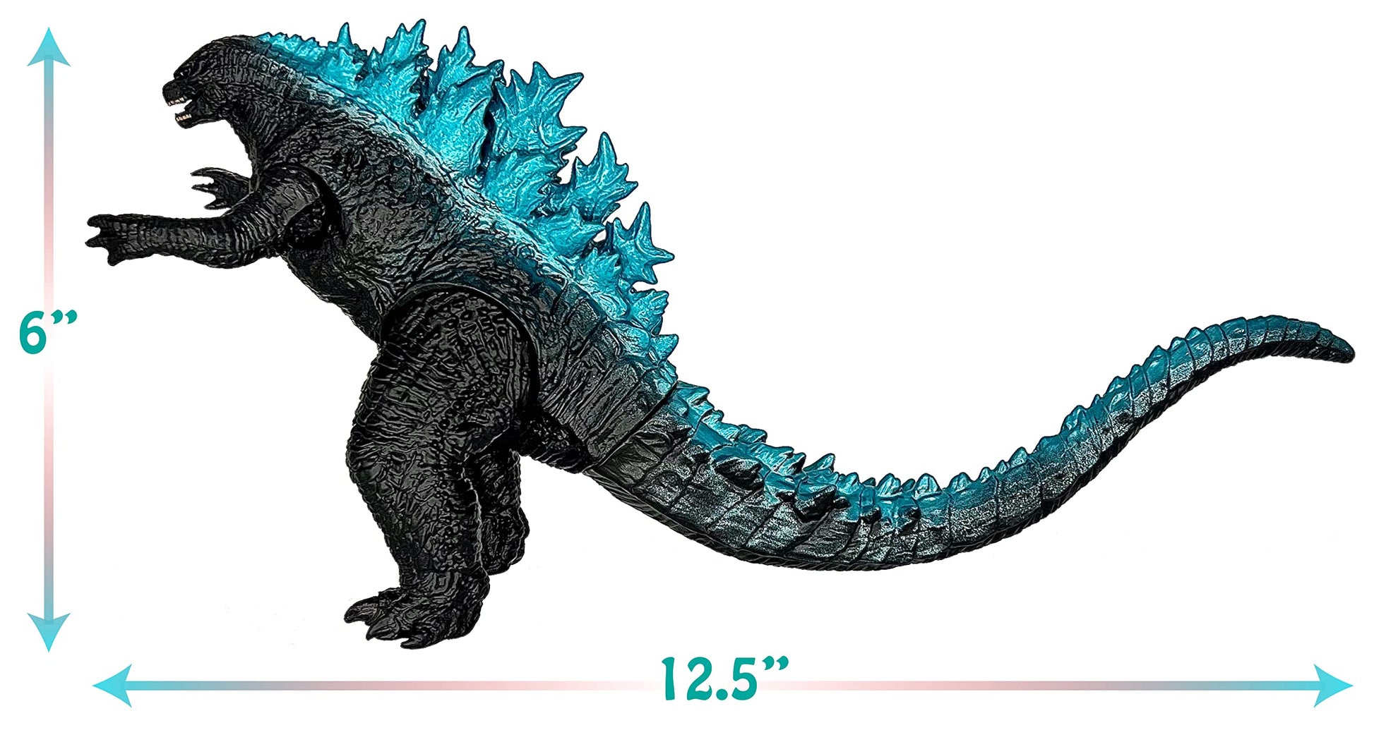TwCare Set of 2 Monster Figure King of The Monsters vs King Kong Toys, Movable Joints Action Movie Series Soft Vinyl Toy Figures, Travel Bag