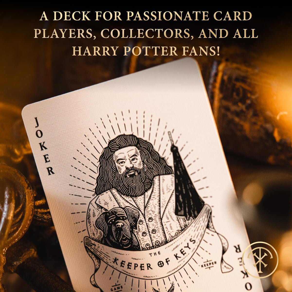 theory11 Harry Potter Playing Cards - Yellow (Hufflepuff)