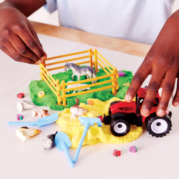 Creativity for Kids Sensory Pack: Farm, Sensory Toys for Toddlers, Pretend Play Farm Animals for Kids, Toddler Travel Toys & Screen Free Summer