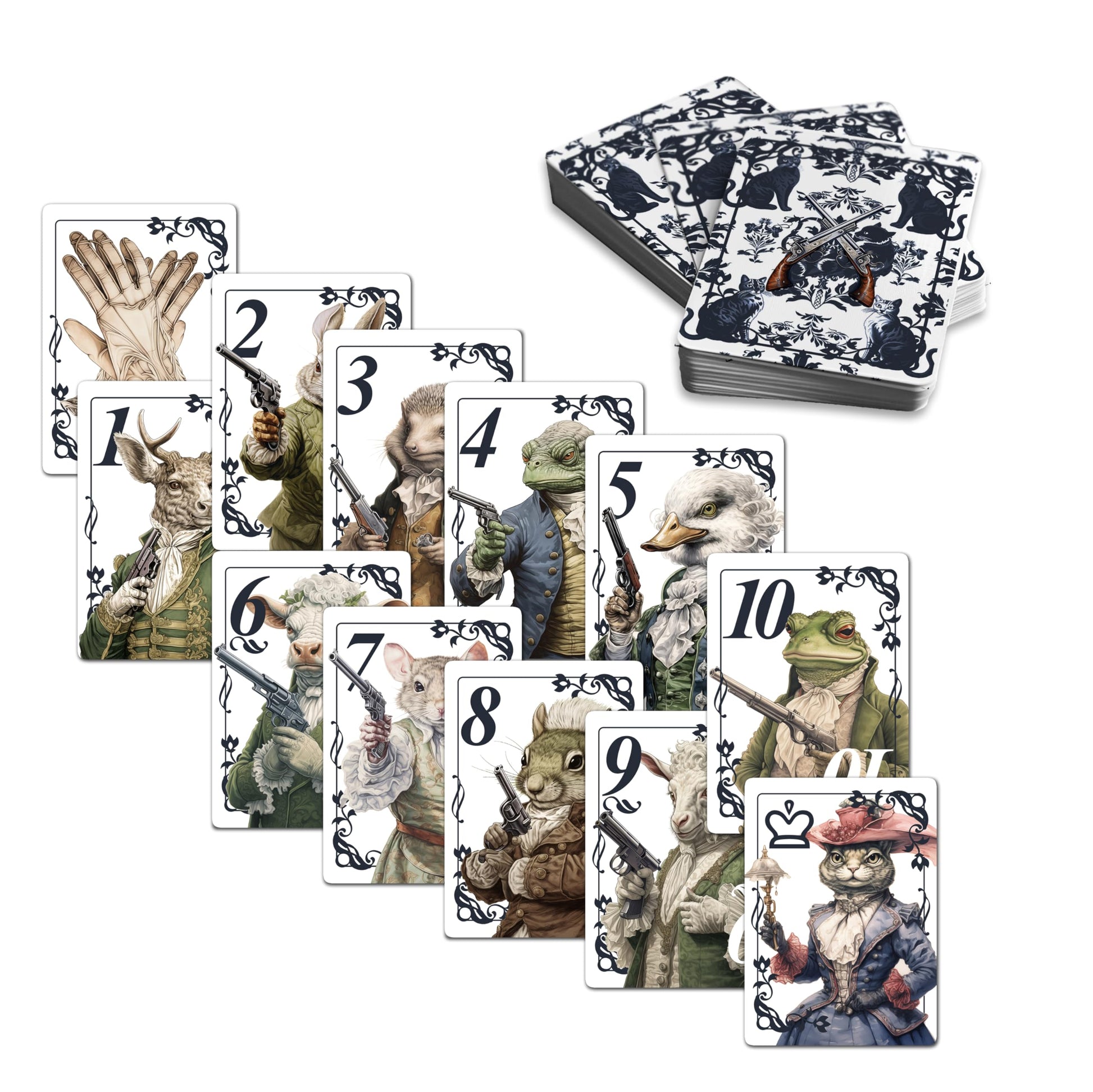 Queen's Court: A Duel Of Dignitaries | A Card Game For Friends and Family |
