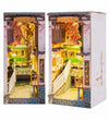 Rolife DIY Book Nook Kit Sakura Densya, DIY Miniature Booknook Kit Creative Decorative Bookend Bookshelf Insert 3D Puzzles for Adults