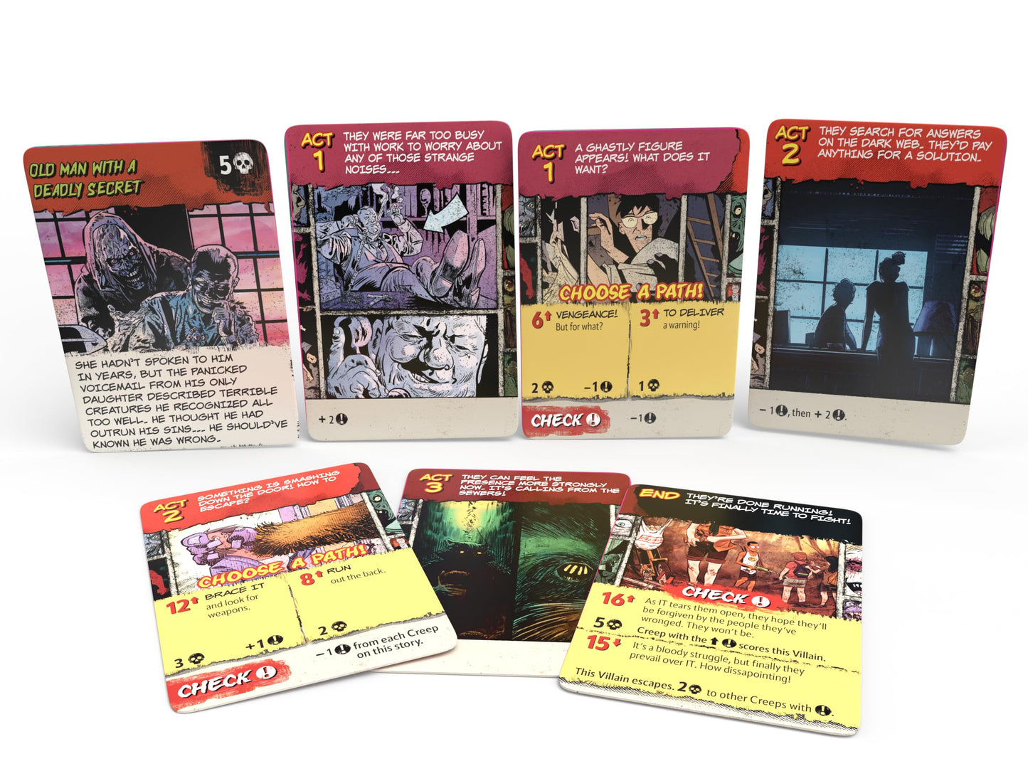 Skybound Games Creepshow - Twisted Storytelling Card Game for 2-5 Players, Ages 14+ - Strategy, Suspense and Deception in a Ghoulish Horror-Themed