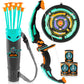 JOYIN Kids Bow and Arrow Set, LED Light Up Archery Toy Set with 9 Suction Cup Arrows, Target & Arrow Case, Indoor and Outdoor Hunting Play Gift Toys