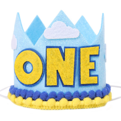 VAVAYAO Toy Story 1st Birthday Party Hat - Red and Yellow Costume Headwear, Perfect Photo Prop for Babies and Toddlers