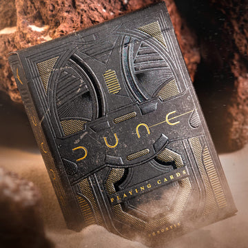 theory11 Dune Playing Cards, Grey/Gold