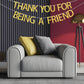 YzYbuaego Thank You for Being A Friend Banner Golden Girls, Thank You, Friend, Thanks Banner