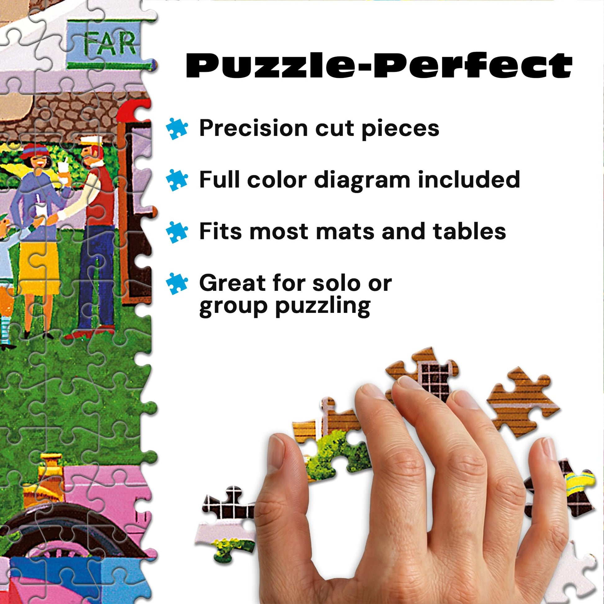 Ceaco - Heronim Collection: Farmer's Market - 300 Large Piece Puzzle
