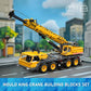 Mould King 17058 City Mobile Crane Truck Toy Building Set, Construction Vehicle Model Blocks Kit for Adults, Toys Gifts for Kids Children, Playset