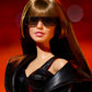 Barbie Signature Doll, Miley Cyrus Posable Collectible in Faux Leather Outfit with Hood and Heels