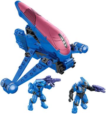 Mega Bloks Halo Blue Series Banshee