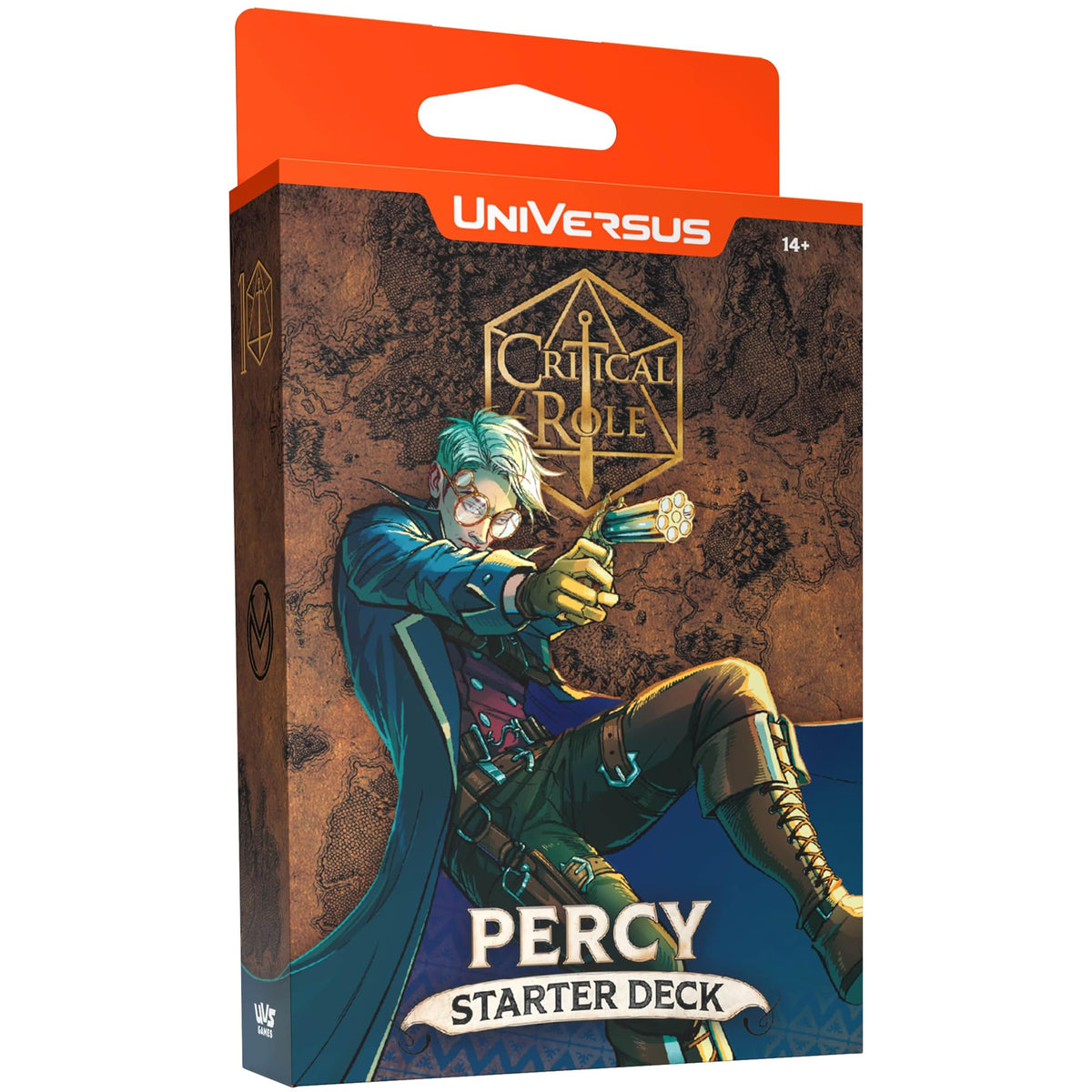 UniVersus: Critical Role: Heroes of Exandria - Percy Starter Deck - Ready to Play Character Deck, Deck-Building Battle Collectible Card Game, Licensed