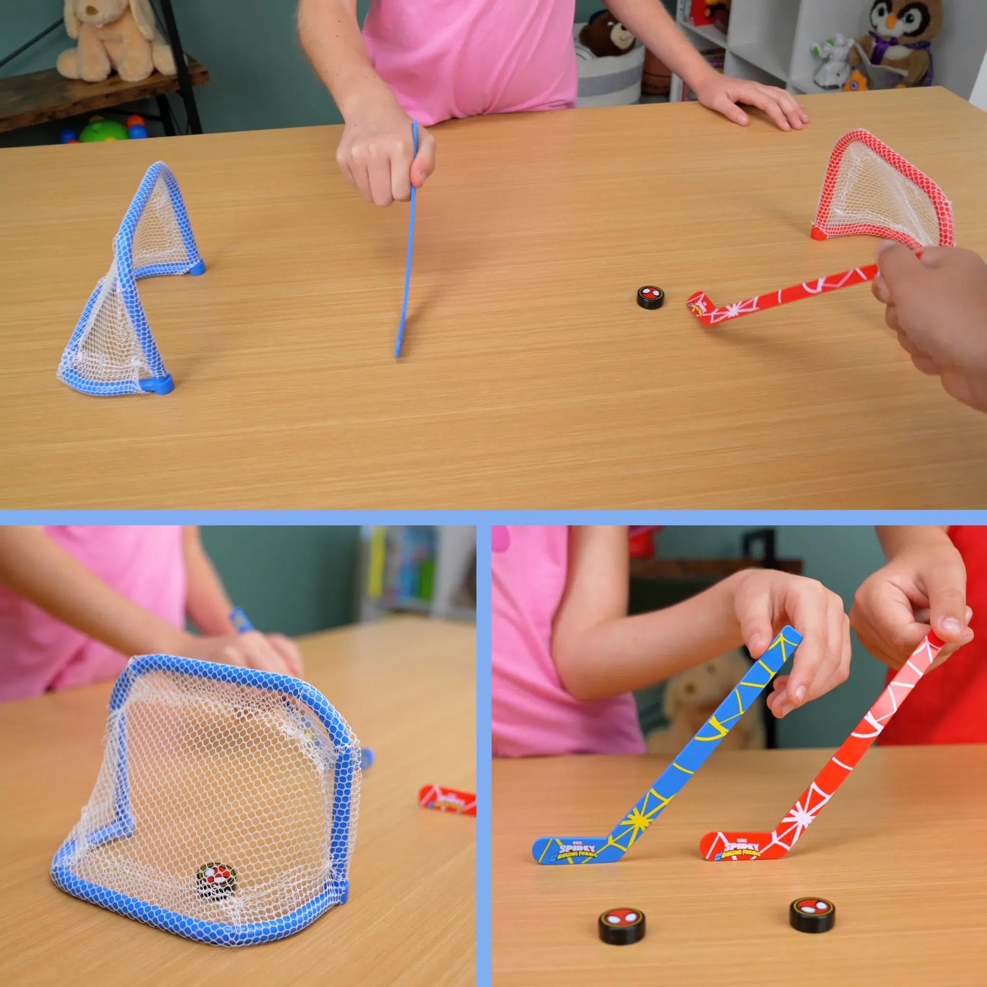 Mini Hockey Tabletop Set with Spidey and His Amazing Friends by HOBBYTRON