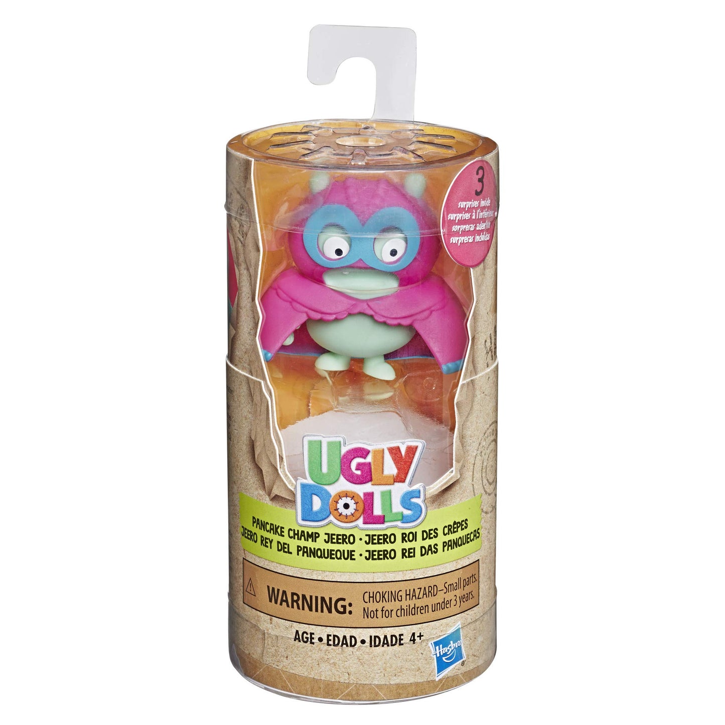 Hasbro Toys Uglydolls Surprise Disguise Pancake Champ Jeero Toy, Figure & Accessories