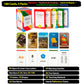 Award-Winning Flash Cards for Preschool & Kindergarten - 5-Deck Set, 180 Jumbo Cards - Learn Alphabet, Numbers, Colors, Shapes, First Words, Opposites