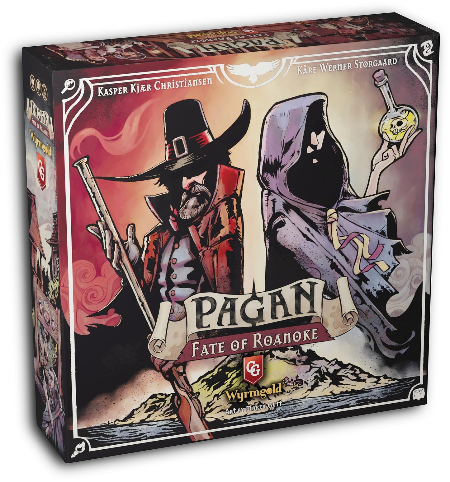 Capstone Games Pagan Fate of Roanoke 2 Player Strategy Card Game