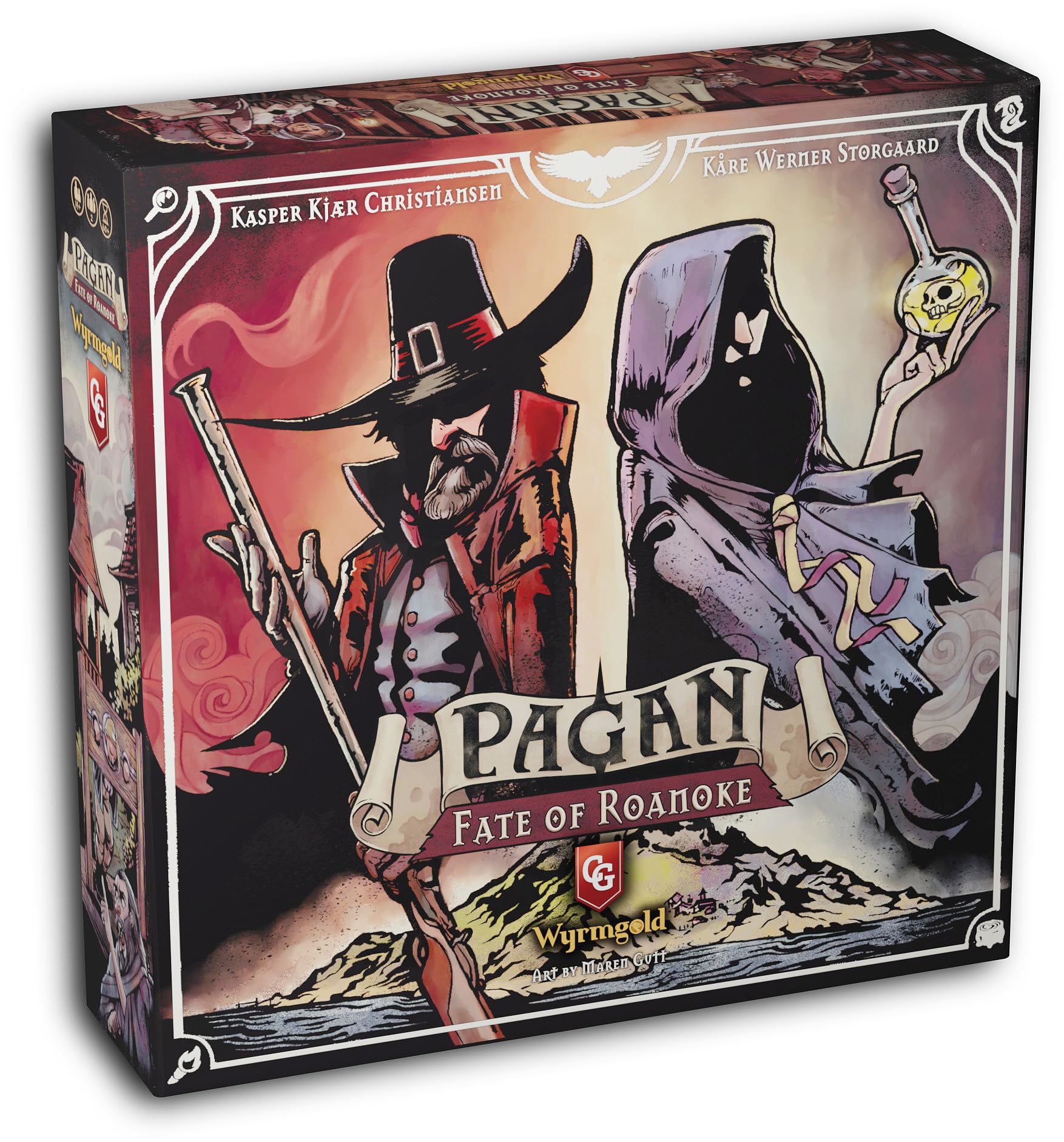 Capstone Games Pagan Fate of Roanoke 2 Player Strategy Card Game