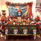 wuhuzsm 3Pcs Day of the Dead Plastic Tablecloth - 42 x 70.8 Inch