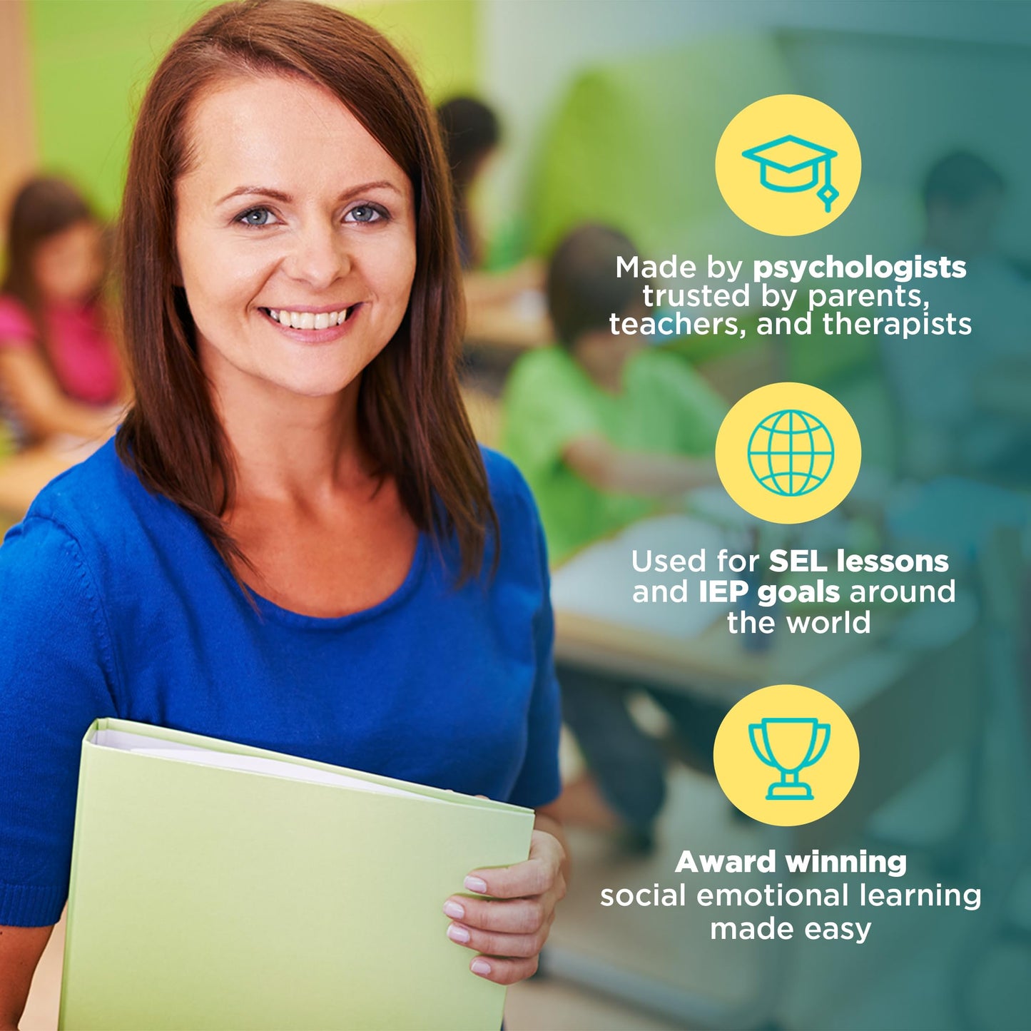 ThinkPsych Chat Chains - The Game that Connects Us | Social Skills Games | Therapy Games for Teens and Kids | Ages 8-99 | Therapy Conversation Cards |