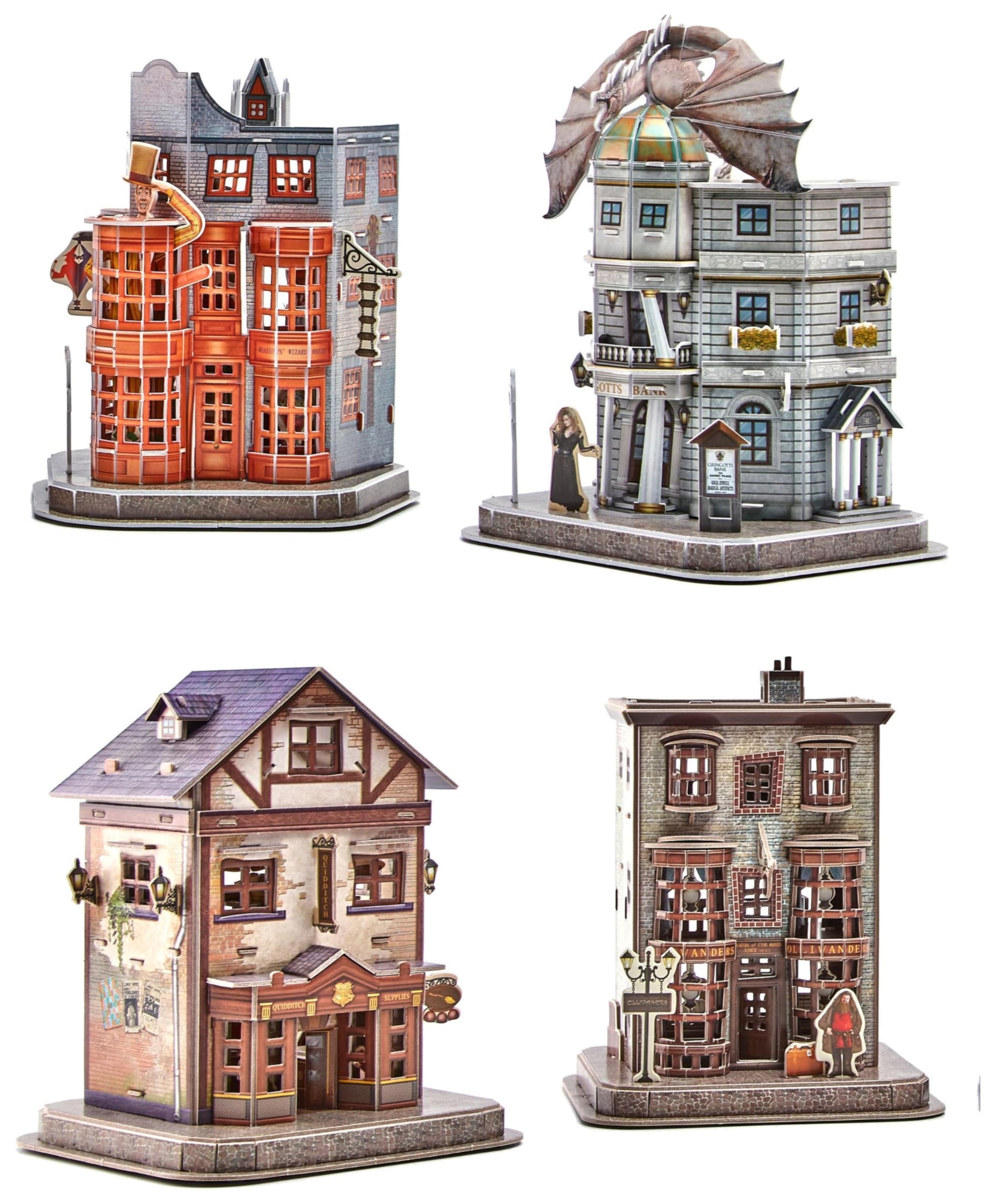 4D Cityscape Harry Potter 3D Paper Puzzles (Diagon Alley)