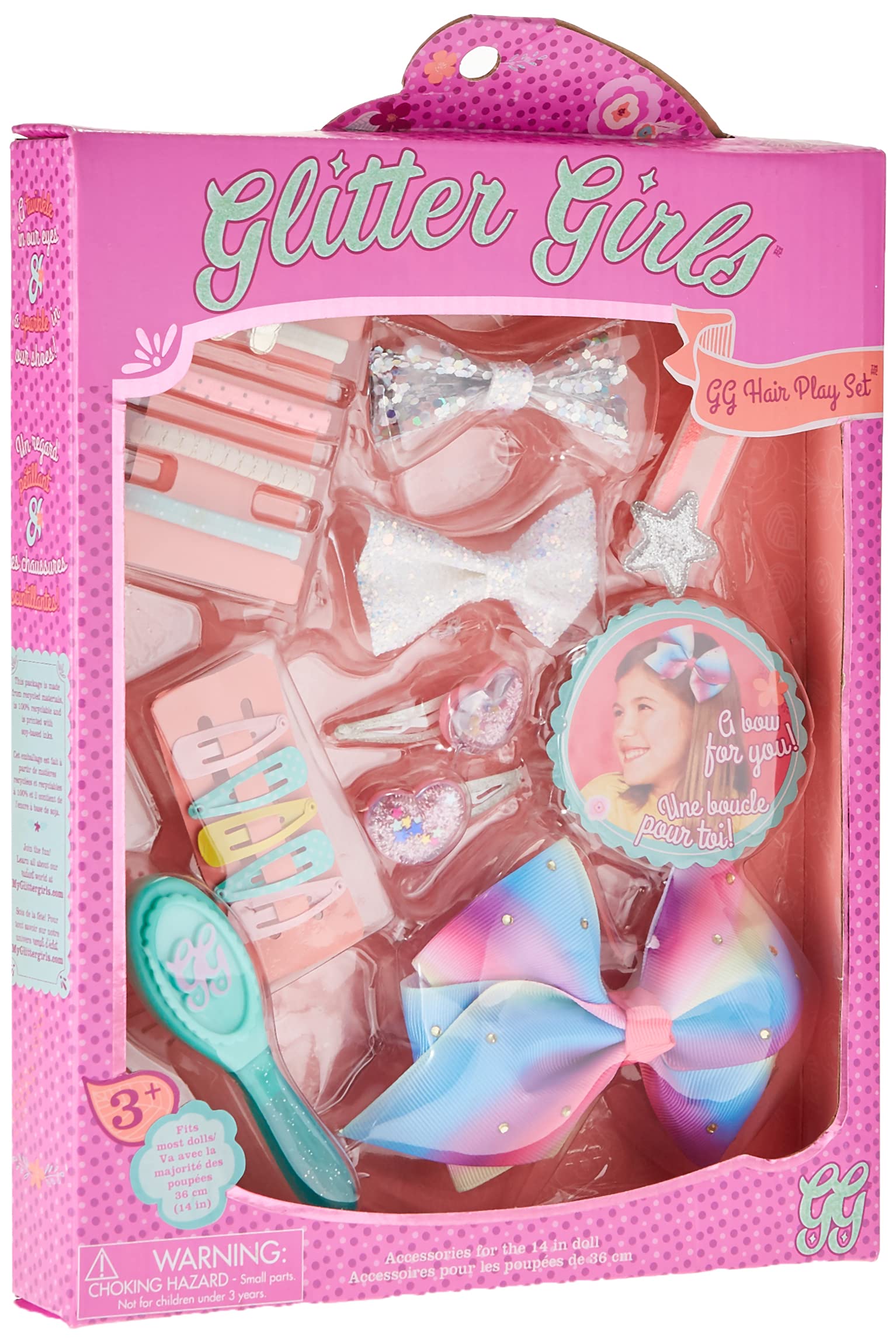 Glitter Girls - 14-Inch Doll Accessories - Hair Play Set - Hair Styling Accessories - 3+ Years