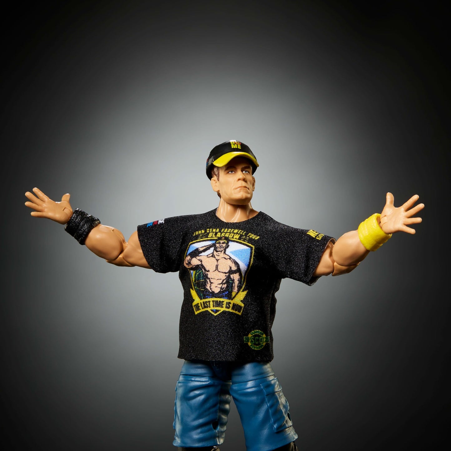 Mattel WWE Elite Collection Top Picks Action Figures & Accessories Set, 6-inch Collectible John Cena with Swappable Hands & Ring Gear