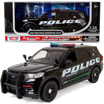 All Star Toys 2022 Explorer Police Interceptor Utility Promo 1:24 Diecast Model Car Exclusive Motormax 76992