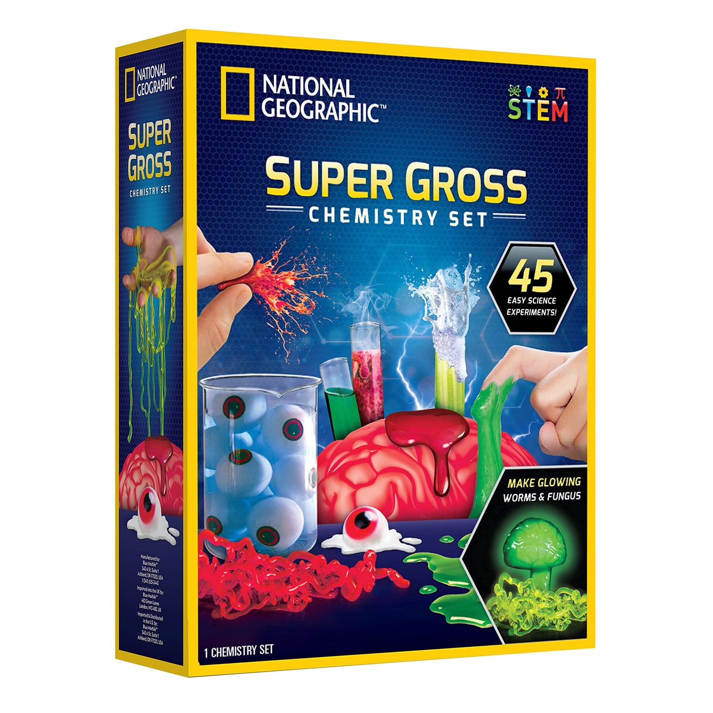National Geographic Gross Science Kit with 45 Experiments for Kids 8-12