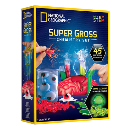 National Geographic Gross Science Kit with 45 Experiments for Kids 8-12