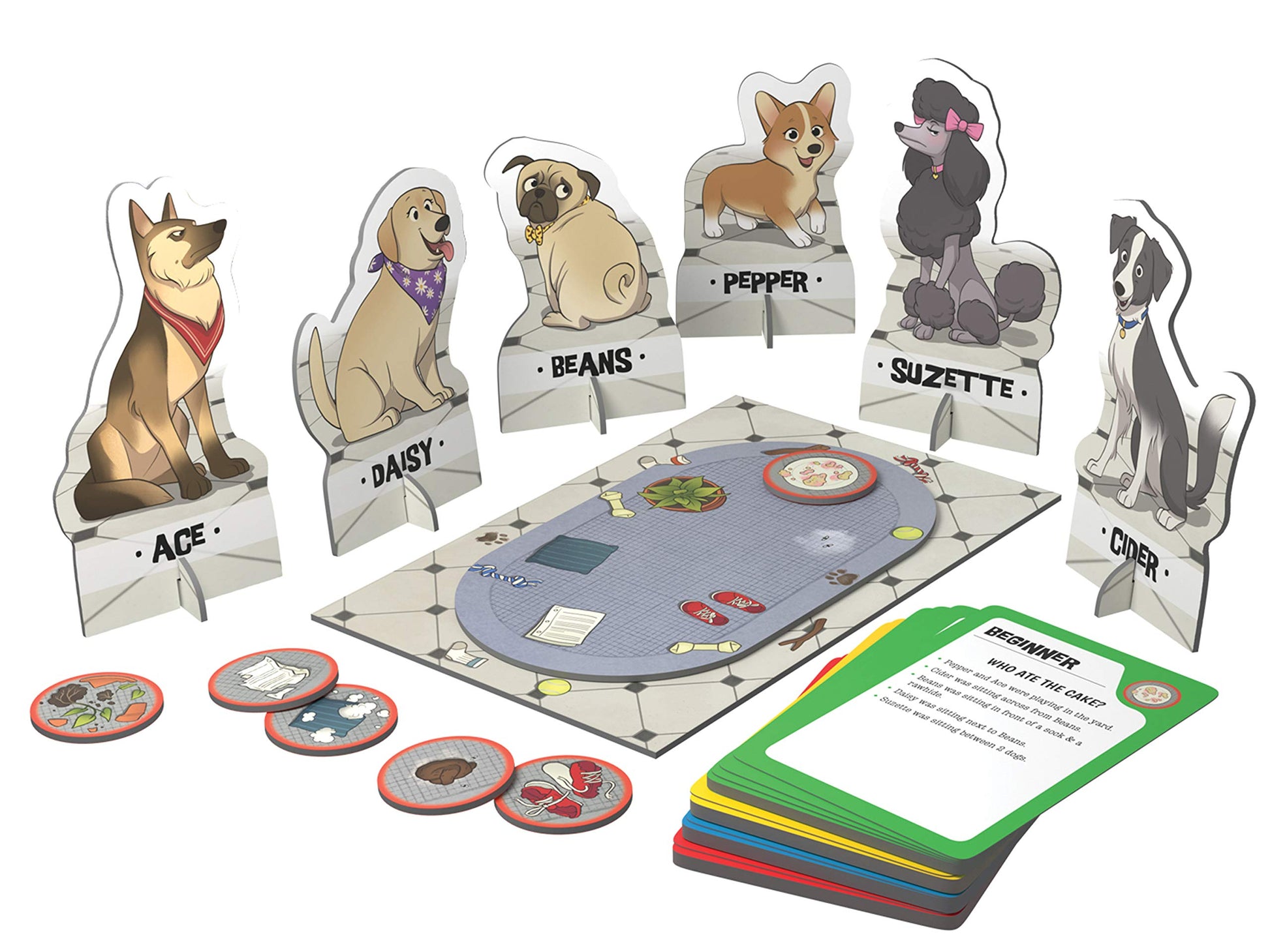 ThinkFun Dog Crimes Logic Game - Engaging Brainteaser for Kids and Adults | Fun Detective Theme | Memory and Reasoning Skill Builder | Unique Artwork