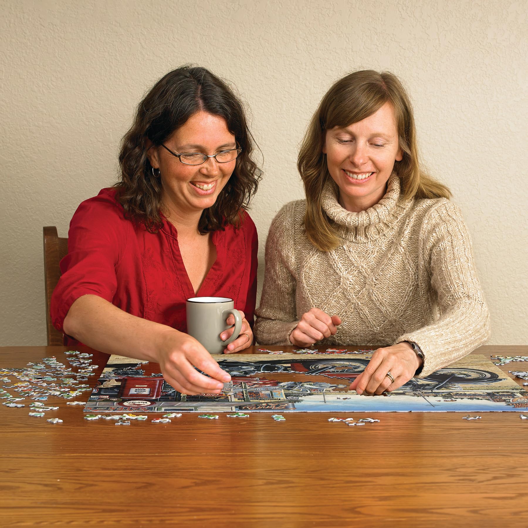 Cobble Hill 1000 Piece Puzzle - Two for the Road - Sample Poster Included