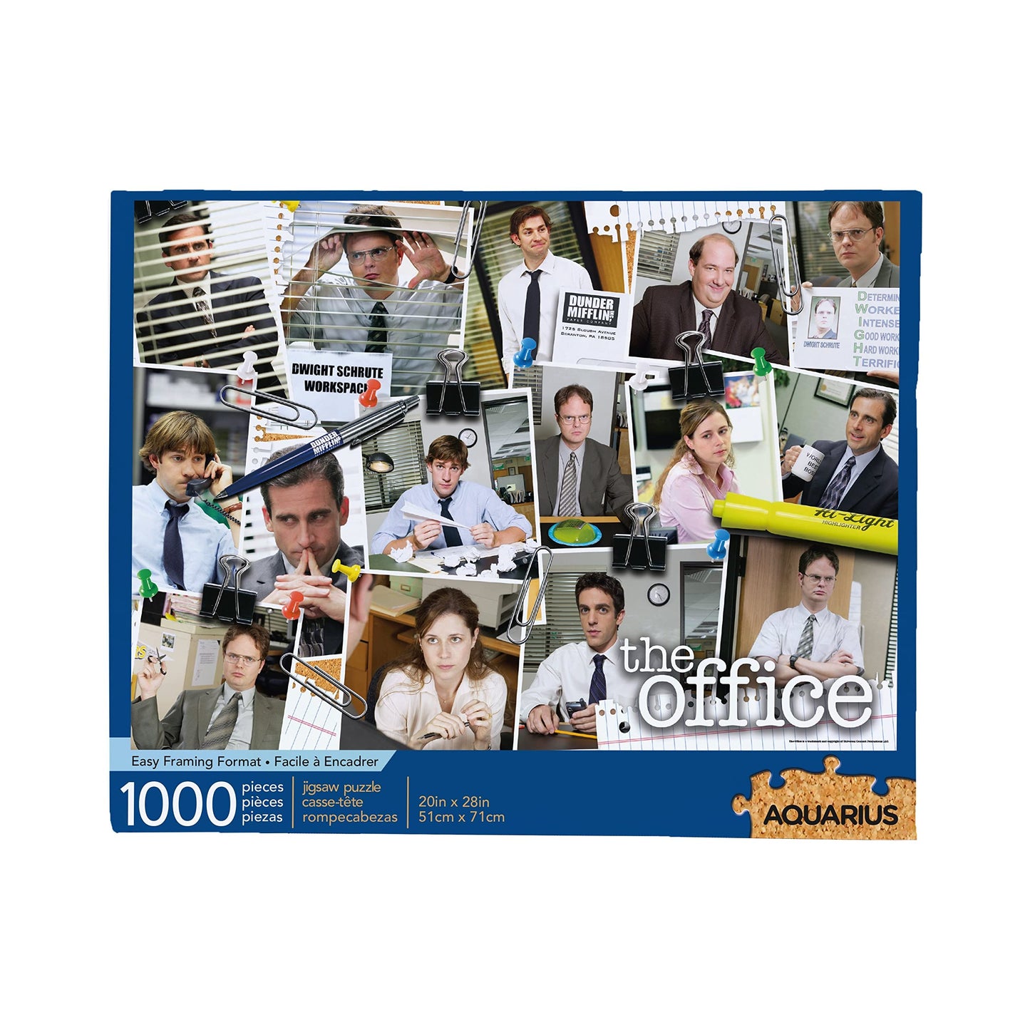 AQUARIUS The Office - Cast Collage 1000 Piece Jigsaw Puzzle