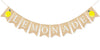 Uniwish Burlap Lemonade Banner Lemonade Stand Decorations Supplies