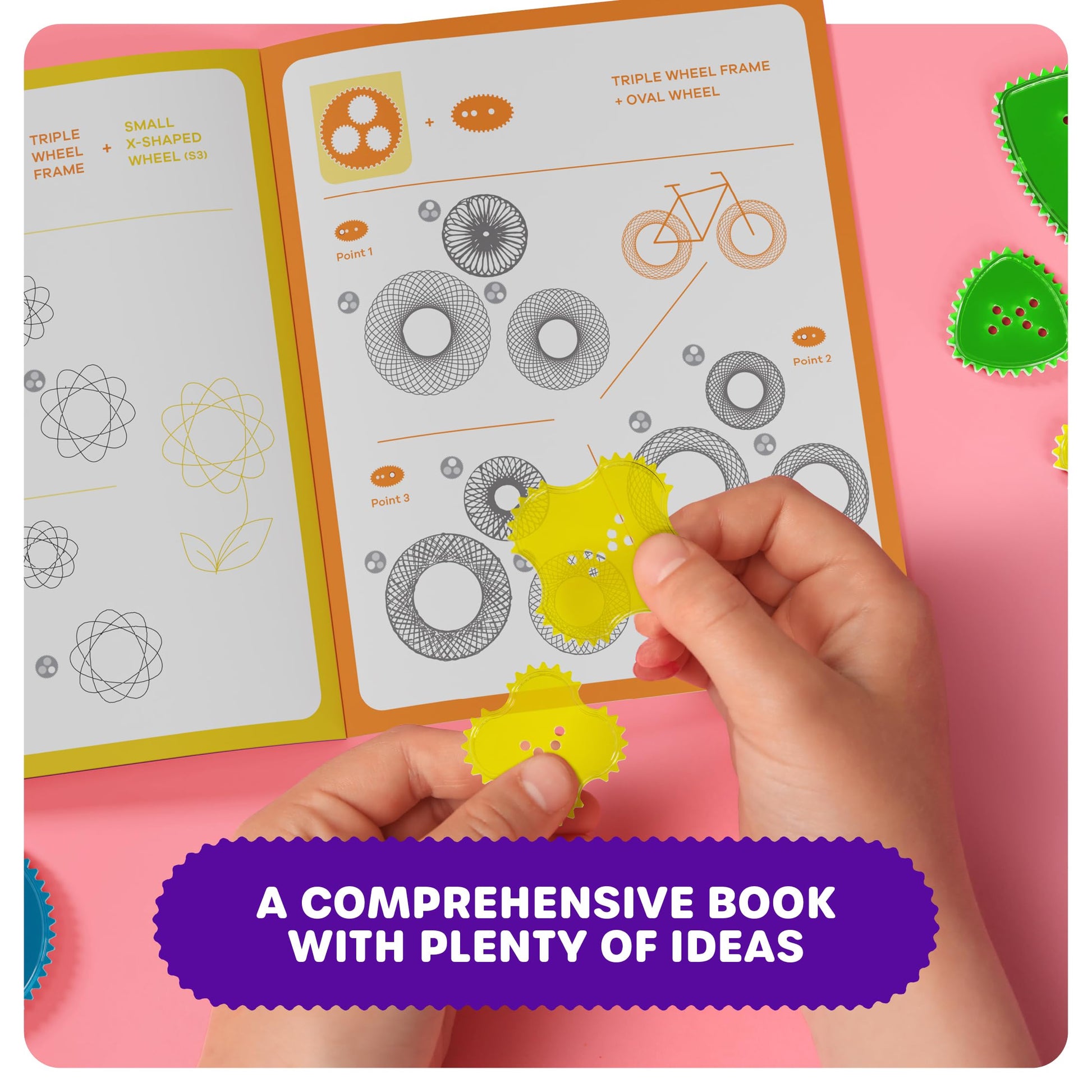 Dan&Darci Spiral Art Kit for Kids - Craft Set for Girls & Boys Ages 6-12 - Gifts for 6, 7, 8, 9, 10 Year Old Girl, Boy - Toys and Crafts Kits Gift