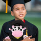 DolliBu Cow Graduation Plush Toy - Soft Huggable Graduation Stuffed Animal Dress Up with Gown and Cap with Tassel Outfit - Cute Graduation Gift