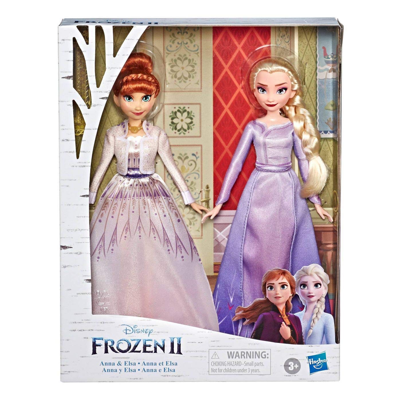 Disney Frozen 2 Palace Sisters Elsa and Anna Fashion Doll Set