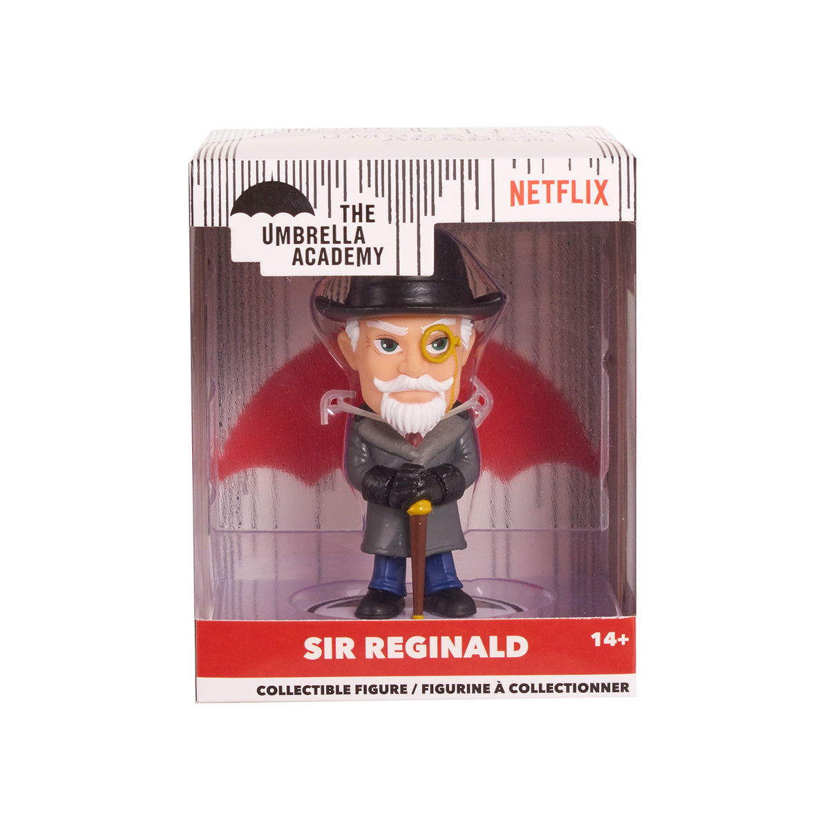 Just Play The Umbrella Academy 3.25 Inch Stylized Collectible Figure, Sir Reginald Hargreeves, Kids Toys for Ages 14 Up
