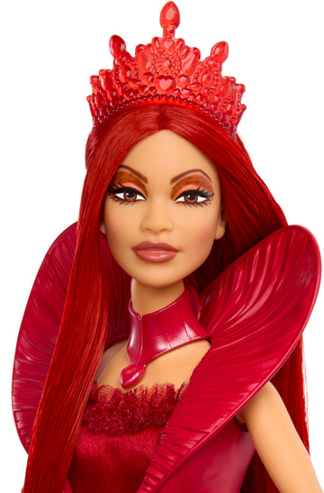 Mattel Disney Descendants: The Rise of Red - Queen of Hearts Fashion Doll with Movie-Inspired Royal Gown & Accessories, Includes Doll Stand