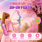Innofans Unicorn Toys for Girls Age 4-6, Bow and Arrow Set LED Light Up with 10 Pink Suction Cup Arrows, Target & Quivers, Christmas Birthday Gift